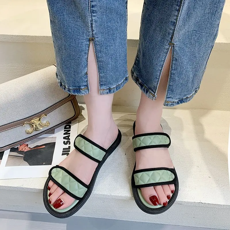 Summer Beach Sandal Woman Luxury Soft Suit Female Beige Low-Heeled Shoes with Strap New Low-heeled Comfort Sapatos De Mujer
Summer Beach Sandal Woman Luxury Soft Suit Female Beige Low-Heeled Shoes with Strap New Low-heeled Comfort Sapatos De Mujer