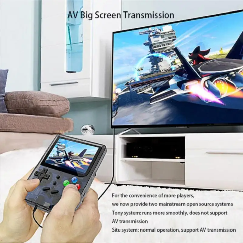 Dual-system Open Source Handheld Game Console Upgraded Version Of RG300 Game Console With IPS Screen External 1800hAh Battery
Dual-system Open Source Handheld Game Console Upgraded Version Of RG300 Game Console With IPS Screen External 1800hAh Battery