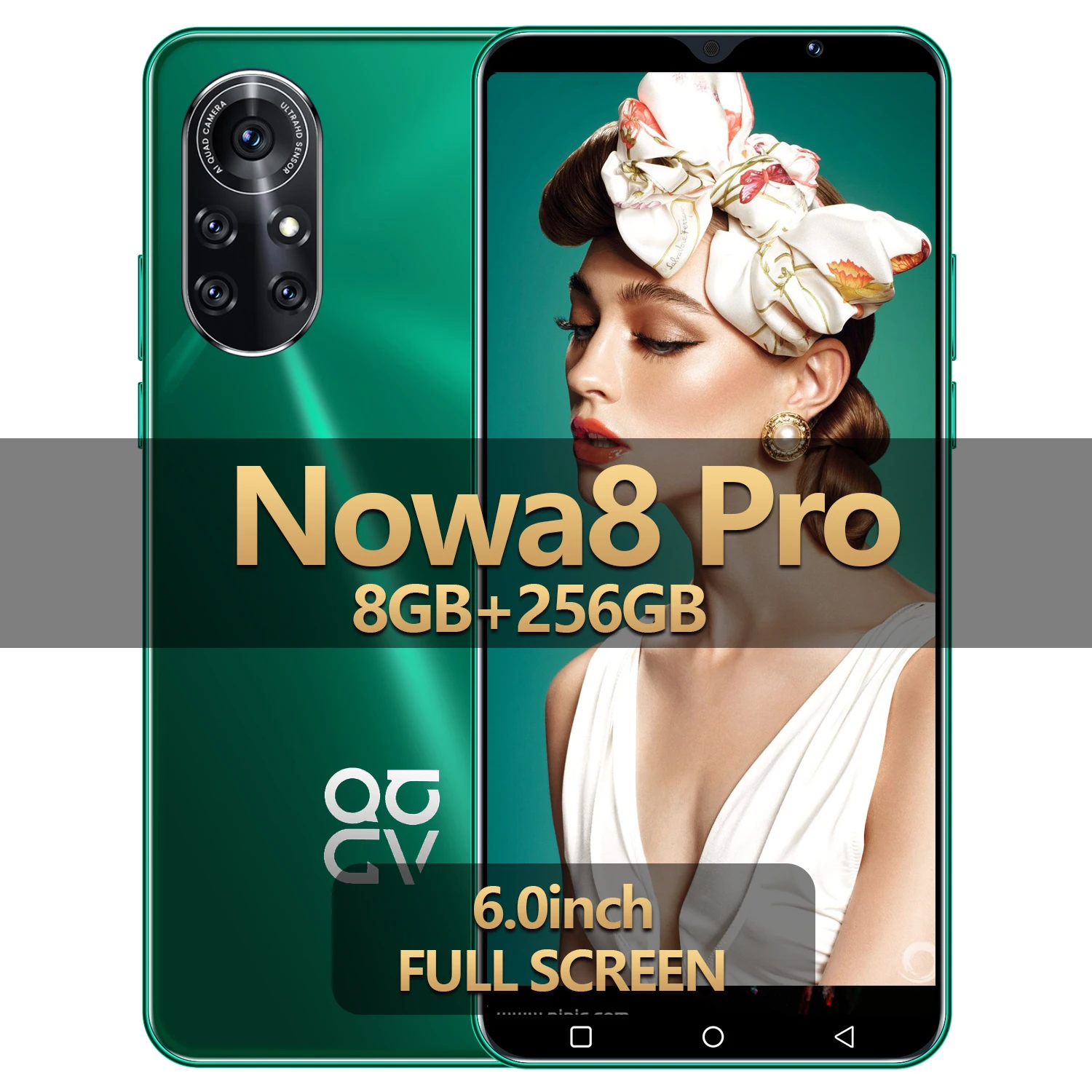 Hot Sell Global Version Nova8 Pro 6.0Inch Smartphone Full Screen 6800mAh 8+256G 16+32MP Face ID Dual SIM 5G Android Mobile Phone
Hot Sell Global Version Nova8 Pro 6.0Inch Smartphone Full Screen 6800mAh 8+256G 16+32MP Face ID Dual SIM 5G Android Mobile Phone