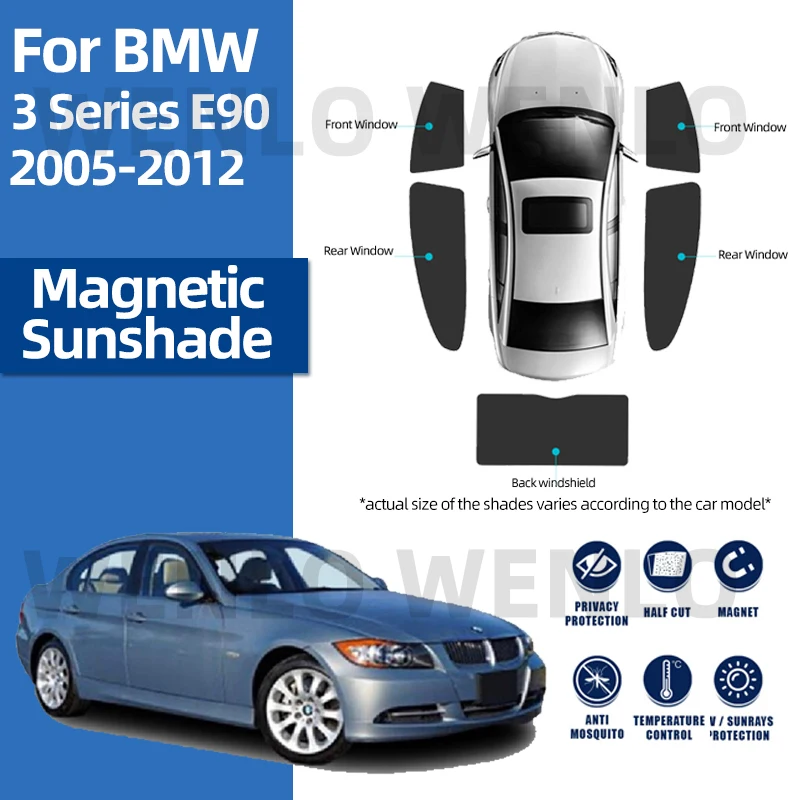 For BMW 3 Series E90 2005-2012 Car Windshield Sidescreen Sun Net Visor Protective Protection Foldable Sunshade Magnetic Curtain
For BMW 3 Series E90 2005-2012 Car Windshield Sidescreen Sun Net Visor Protective Protection Foldable Sunshade Magnetic Curtain