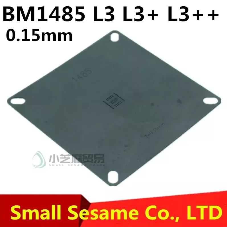 Stencil Template 50*50mm Stencil for BM1485 ASIC Stencil Tin Tool for L3 L3+ L3++ LTC Litecion Miner repair Plant Tin tool
Stencil Template 50*50mm Stencil for BM1485 ASIC Stencil Tin Tool for L3 L3+ L3++ LTC Litecion Miner repair Plant Tin tool