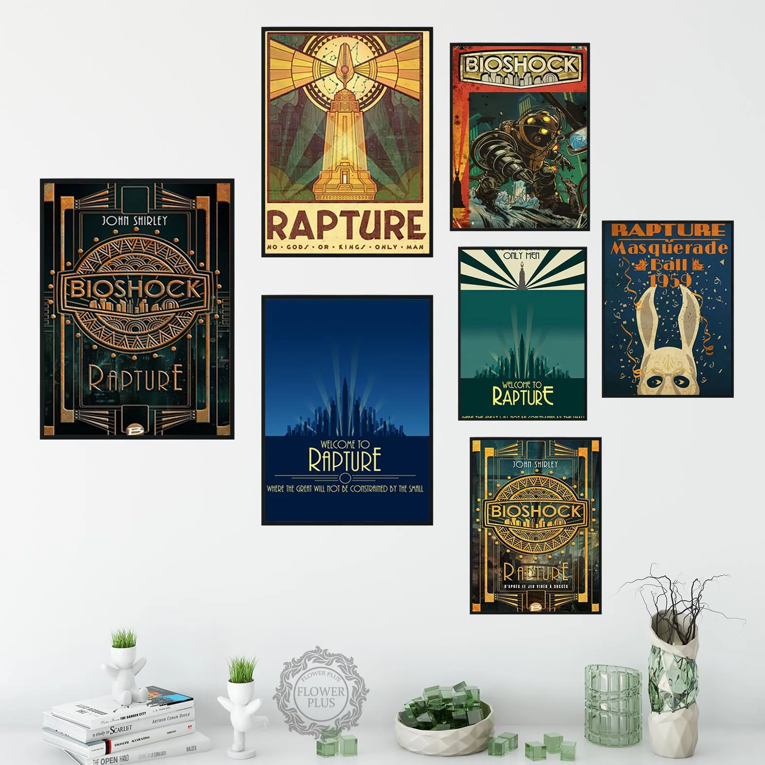 Poster Rapture Video Game Movie Posters and Prints Canvas Painting Wall Art Picture for Living Room Home Decoration
Poster Rapture Video Game Movie Posters and Prints Canvas Painting Wall Art Picture for Living Room Home Decoration