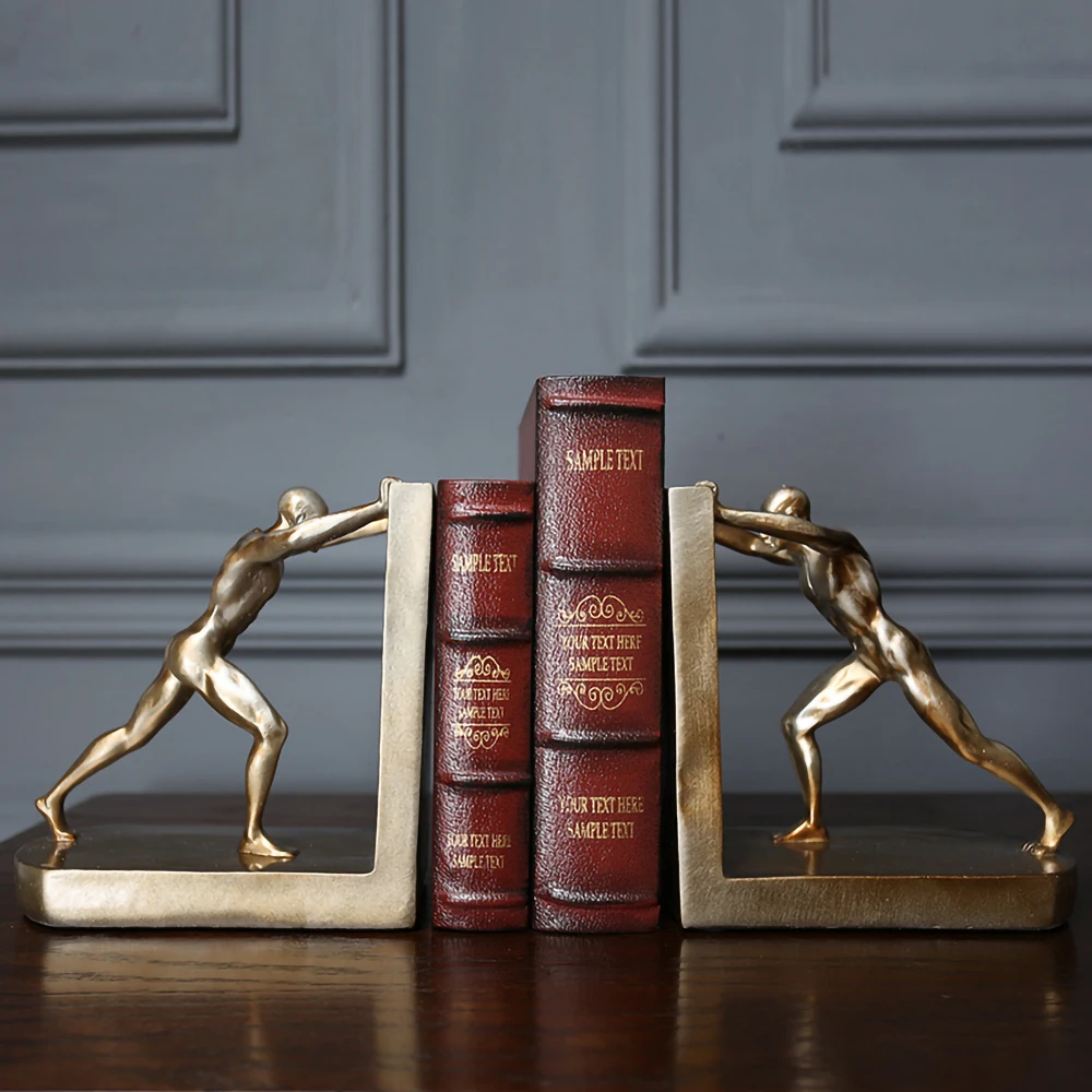 European style retro creative study wine cabinet office resin decorations sports people push things bookcase book stand
European style retro creative study wine cabinet office resin decorations sports people push things bookcase book stand