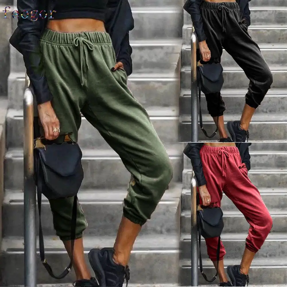 FEOGOR 2021 autumn and winter new solid color fashion elastic waist all-match casual harem pants Women's plus size trousers
FEOGOR 2021 autumn and winter new solid color fashion elastic waist all-match casual harem pants Women's plus size trousers