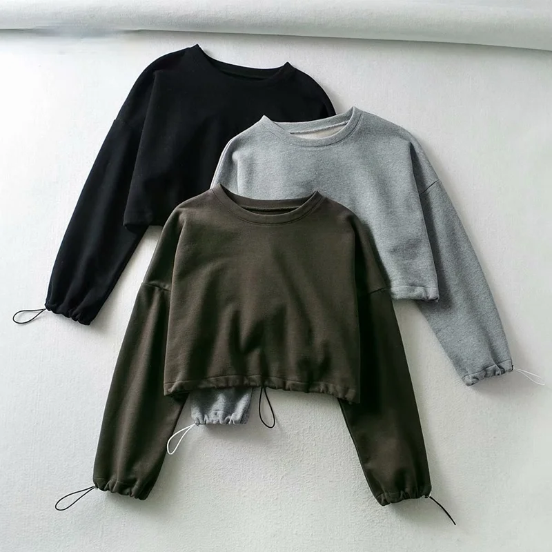 Women Hoodies Cropped Sweatshirts Girls Adjustable Hem Fleece Pants Set Korean Fashion Wide Bottoms Pants casaul sets 2021
Women Hoodies Cropped Sweatshirts Girls Adjustable Hem Fleece Pants Set Korean Fashion Wide Bottoms Pants casaul sets 2021