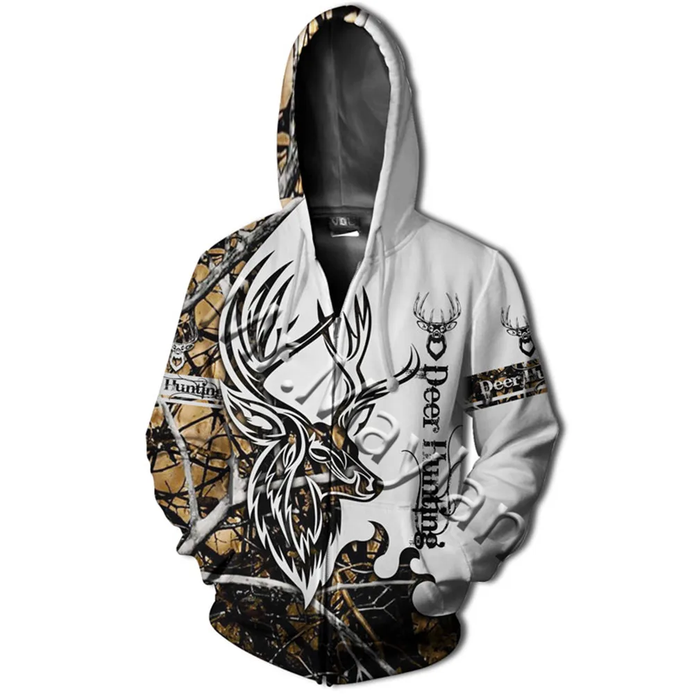 Custom Deer Hunting 3D Print Jacket Men/women Harajuku Hoodie Unisex Casual White Streetwear Sweatshirt Pullover sudadera hombre
Custom Deer Hunting 3D Print Jacket Men/women Harajuku Hoodie Unisex Casual White Streetwear Sweatshirt Pullover sudadera hombre