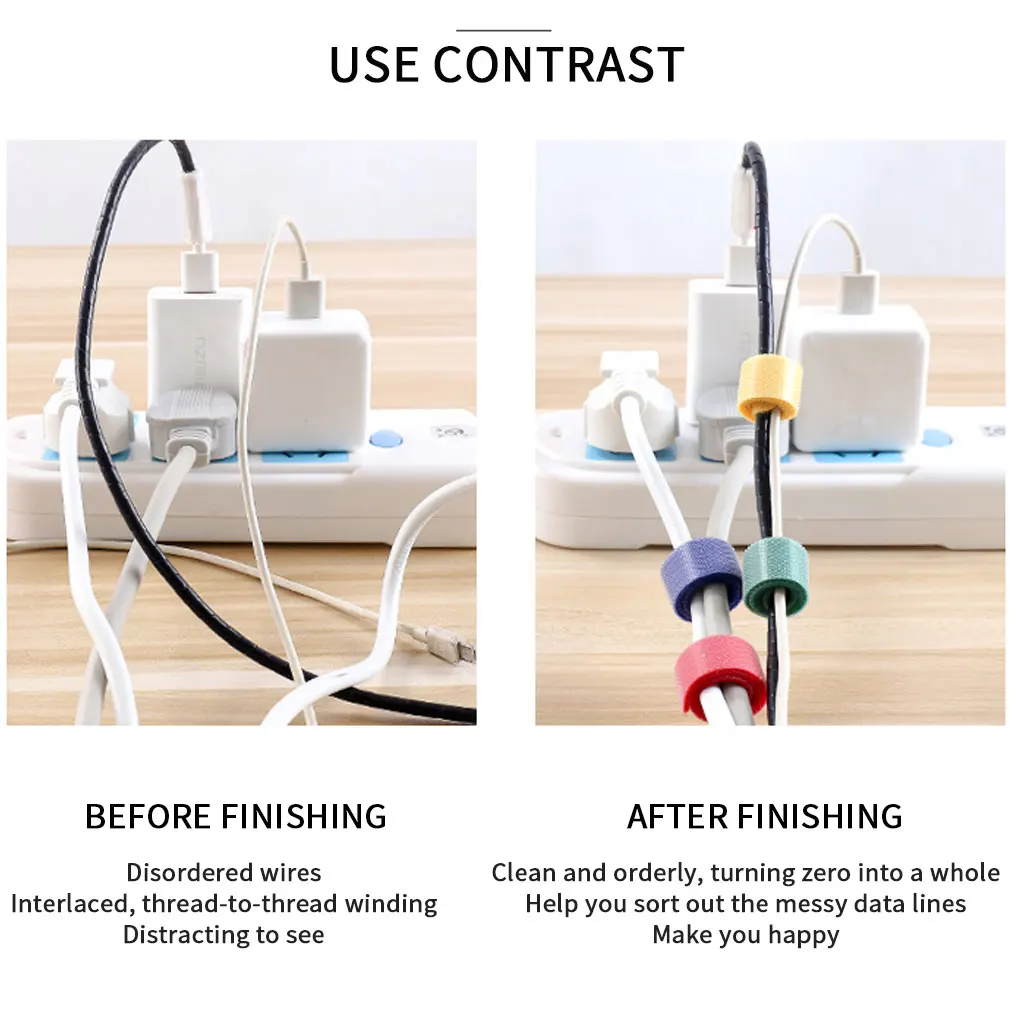 New Fashion 20pcs 14.5cm Reusable Fastening Cable Organizer Earphone Mouse Ties Cable Management Wire Cable Winder High Quality
New Fashion 20pcs 14.5cm Reusable Fastening Cable Organizer Earphone Mouse Ties Cable Management Wire Cable Winder High Quality