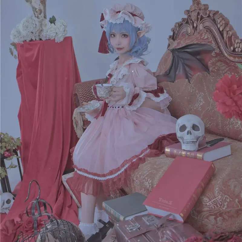 Горячая игра «Touhou Project» Ремилия Скарлет карнавальный костюм прекрасный розовый платье активности вечерние Одежда для ролевых игр High-End изго...
Горячая игра «Touhou Project» Ремилия Скарлет карнавальный костюм прекрасный розовый платье активности вечерние Одежда для ролевых игр High-End изго...
