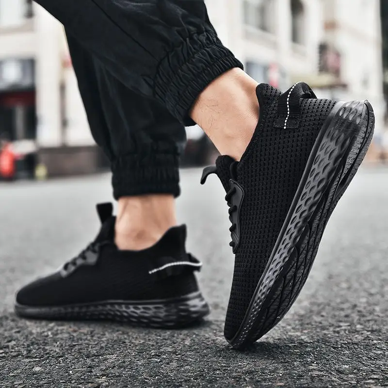 Black Sneakers Sport Sneakers Casual Shoes For Men Leisure Fashion Mesh Men's 2020 Summer Mens Trainers Fashionable Sports
Black Sneakers Sport Sneakers Casual Shoes For Men Leisure Fashion Mesh Men's 2020 Summer Mens Trainers Fashionable Sports