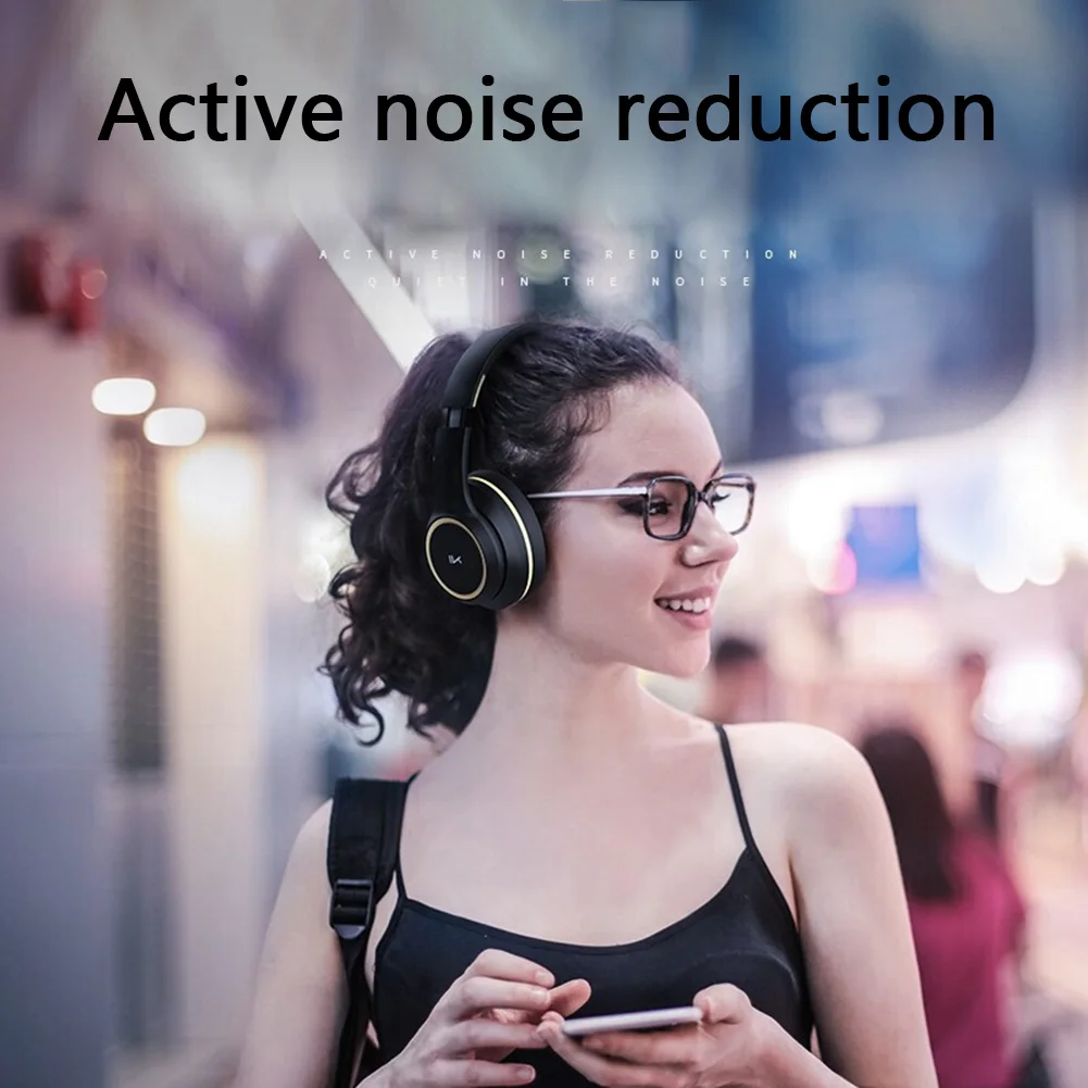 ANC Headphones Foldable Over Ear ANC Wireless Bluetooth Headset with Mic Portable Entertainment Earphone Supplies for LK-Z100
ANC Headphones Foldable Over Ear ANC Wireless Bluetooth Headset with Mic Portable Entertainment Earphone Supplies for LK-Z100