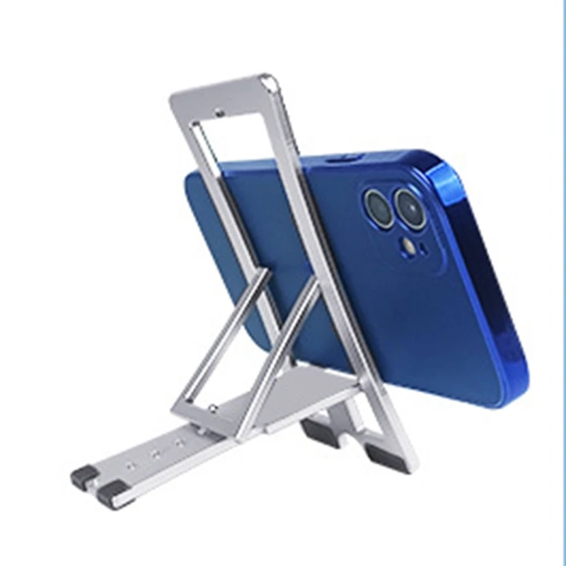 Aluminium Alloy Phone Holder Stand Freeing Hands when Cooking Working Gaming Gift for Family Friends Kids Foldable 
Aluminium Alloy Phone Holder Stand Freeing Hands when Cooking Working Gaming Gift for Family Friends Kids Foldable
