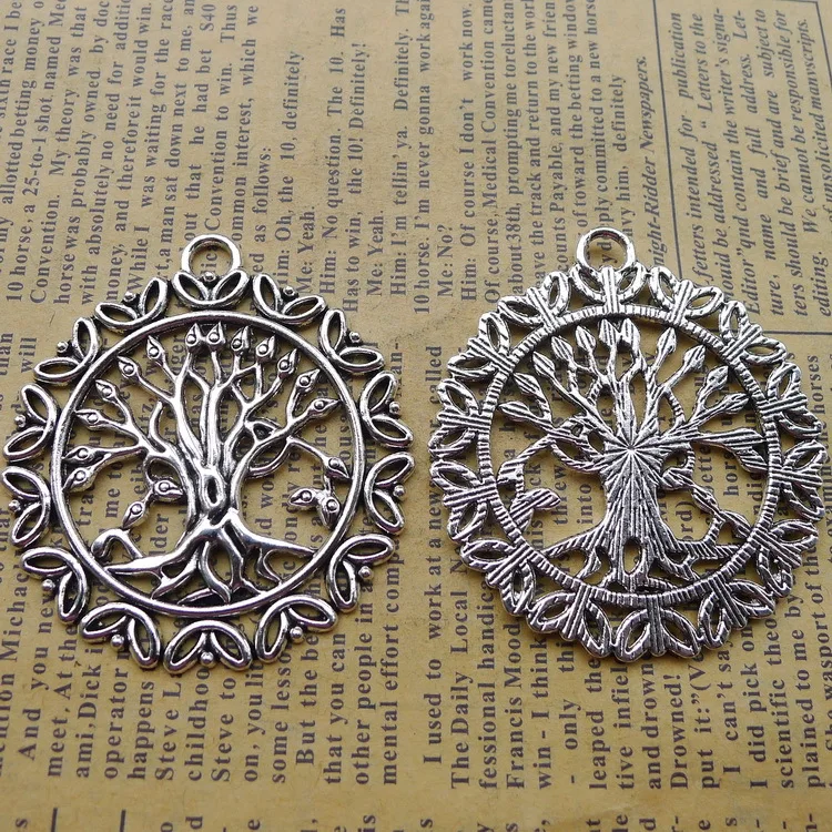 3pcs/Lot 46x51mm Antique Silver Color Hollow Life Tree Charms Pendant For Jewelry Making DIY Jewelry Findings
3pcs/Lot 46x51mm Antique Silver Color Hollow Life Tree Charms Pendant For Jewelry Making DIY Jewelry Findings