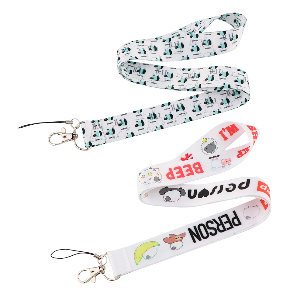 CB971 Cute Animal Sheep Keychain Lanyards ID Badge Holder ID Card Passport Gym Cell Phone Badge Holder Accessories Gifts
CB971 Cute Animal Sheep Keychain Lanyards ID Badge Holder ID Card Passport Gym Cell Phone Badge Holder Accessories Gifts