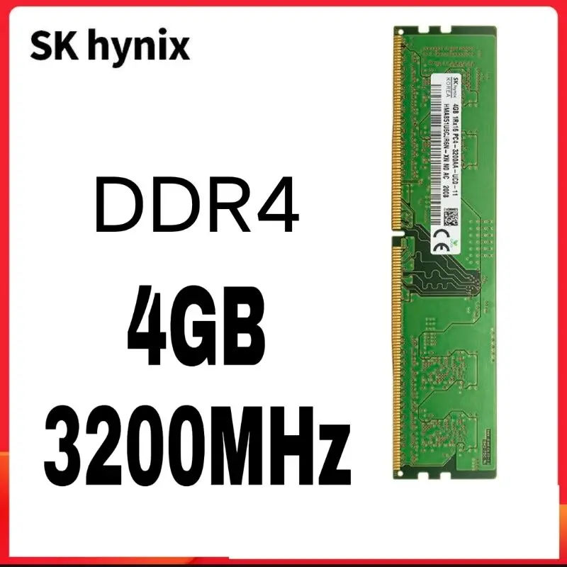 SK hynix RAMS DDR4 4GB 1RX16 PC4-3200AA-UCO-11 Desktop memory DDR4 4GB 3200MHz computer memoria ddr4 4gb 3200 288PIN 1.2v
SK hynix RAMS DDR4 4GB 1RX16 PC4-3200AA-UCO-11 Desktop memory DDR4 4GB 3200MHz computer memoria ddr4 4gb 3200 288PIN 1.2v