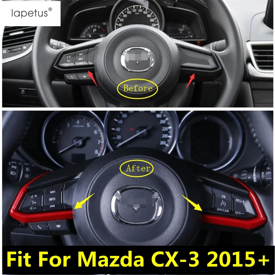 Lapetus ABS Red / Carbon Fiber Look / Matte Accessories Fit For Mazda CX-3 CX3 2015 - 2021 Steering Wheel Molding Cover Kit Trim
Lapetus ABS Red / Carbon Fiber Look / Matte Accessories Fit For Mazda CX-3 CX3 2015 - 2021 Steering Wheel Molding Cover Kit Trim