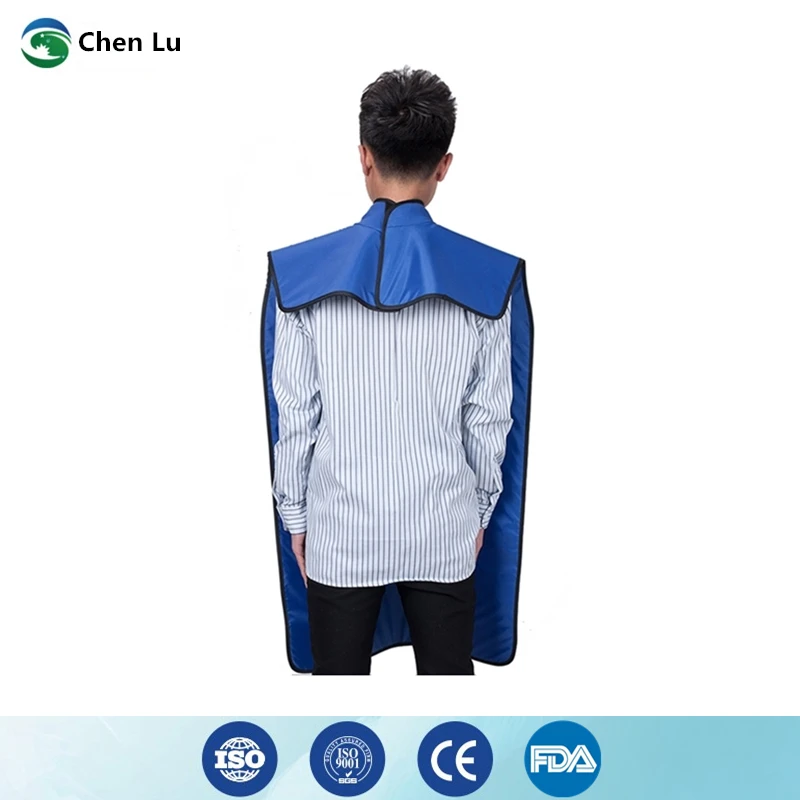 

Direct selling ionizing radiation protection 0.35mmpb high collar lead clothing dental clinic use x-ray protective dental apron