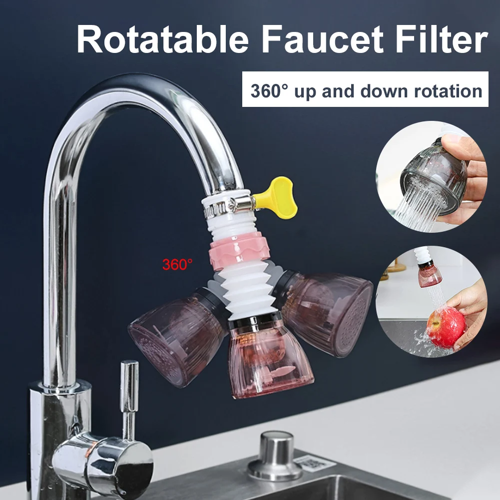 New Faucet Filter Nozzle 360° Rotatable Adjustable Splash-Proof Kitchen Faucet Tap Extender Water Purifier Kitchen Accessories
New Faucet Filter Nozzle 360° Rotatable Adjustable Splash-Proof Kitchen Faucet Tap Extender Water Purifier Kitchen Accessories