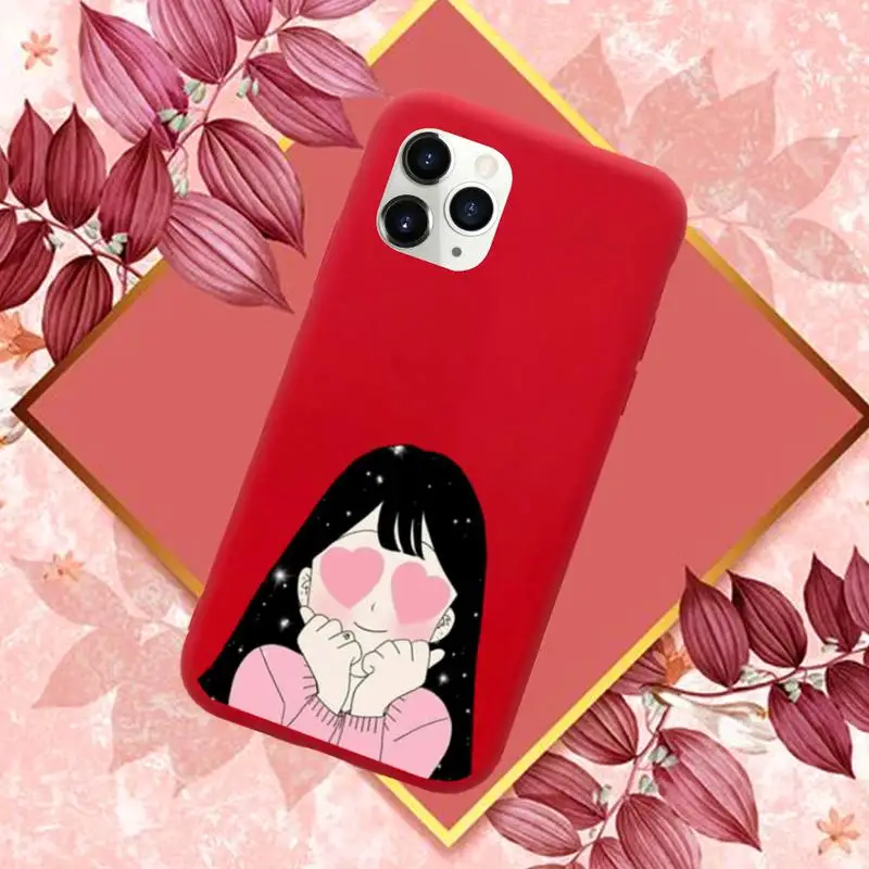 Anime aesthetic girl drawing Phone Case Red Candy Color for iPhone 11 12 mini pro XS MAX 8 7 6 6S Plus X SE 2020 XR
Anime aesthetic girl drawing Phone Case Red Candy Color for iPhone 11 12 mini pro XS MAX 8 7 6 6S Plus X SE 2020 XR