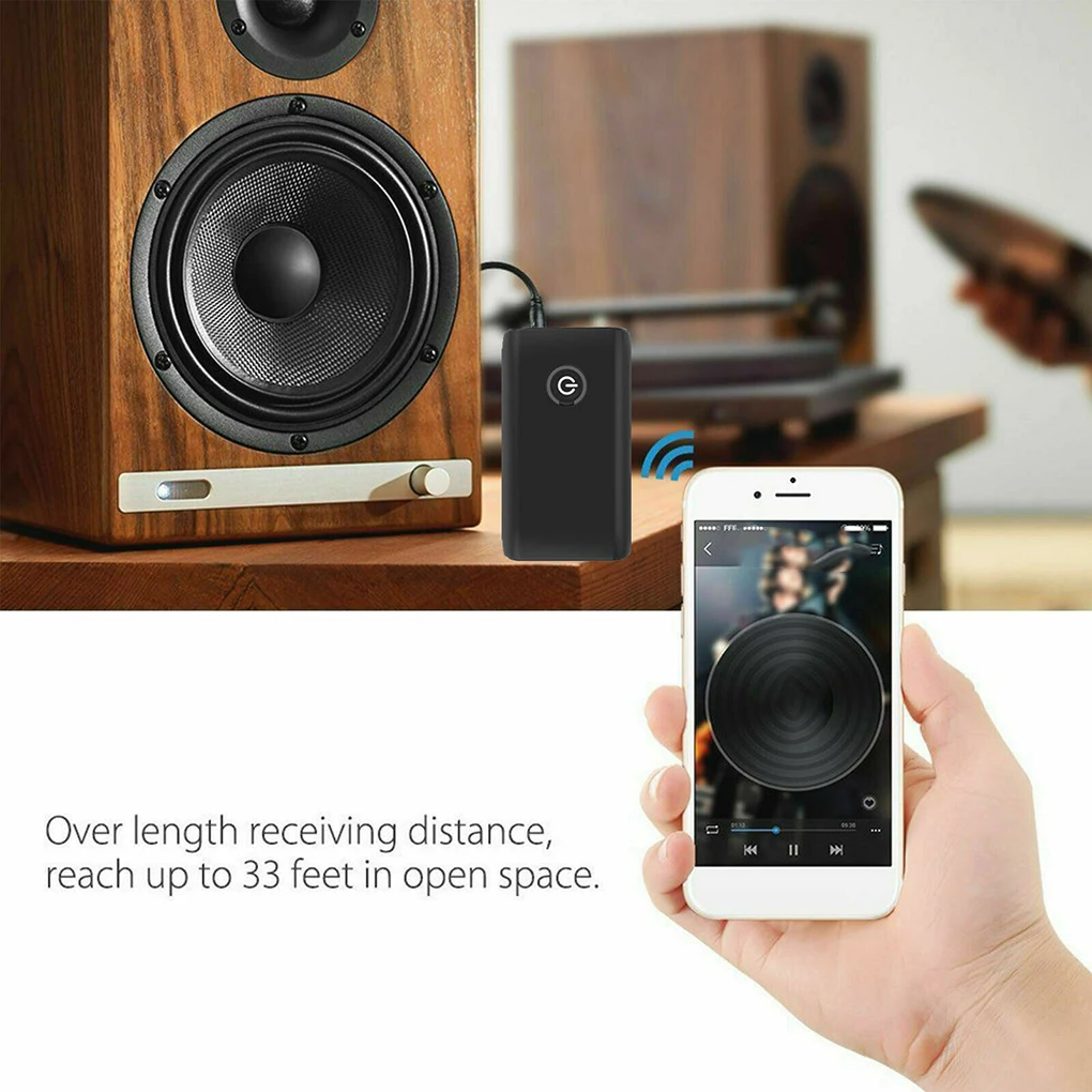 2 in 1 Bluetooth 5.0 Transmitter Receiver TV PC Car Speaker 3.5mm AUX Hifi Music Audio Adapter
2 in 1 Bluetooth 5.0 Transmitter Receiver TV PC Car Speaker 3.5mm AUX Hifi Music Audio Adapter