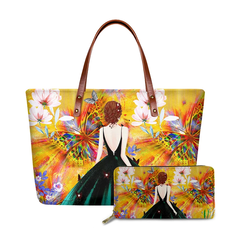 Noisydesigns сумки для женщин кошелек 2 комплекта бабочка девушки цветочные принты сумки на плечо сумка-мессенджер пляжная Bolsa Feminina
Noisydesigns сумки для женщин кошелек 2 комплекта бабочка девушки цветочные принты сумки на плечо сумка-мессенджер пляжная Bolsa Feminina