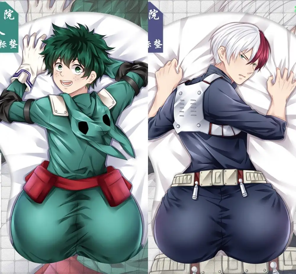 Аниме My Hero academic Midoriya Izuku Todoroki Shoto 3D мягкий нагрудный коврик для мыши японский