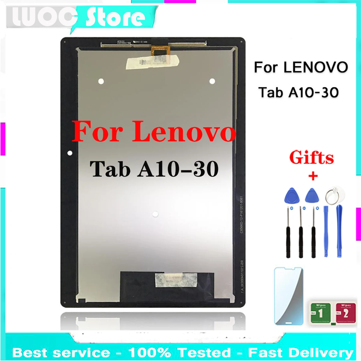 

For Lenovo Tab 2 A10-30 YT3-X30 X30F TB2-X30F tb2-x30l tb2-x30m a6500 10.1" LCD Display Touch Panel Digitizer Screen Assembly