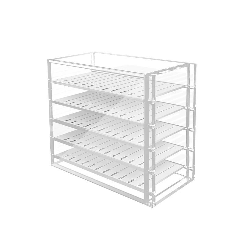 False Eyelashes Storage Box 5 Layers Acrylic Pallet Lash Holder Display Stand Tools
False Eyelashes Storage Box 5 Layers Acrylic Pallet Lash Holder Display Stand Tools