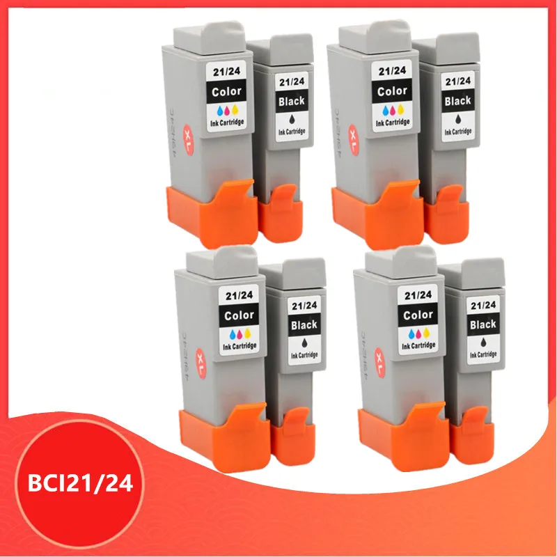 

Compatible BCI21 21 BCI24 24 Inkjet Cartridge For Canon Printers Ink PIXMA iP1000 iP1500 iP2000 MP110 MP130 Printer Cartridges