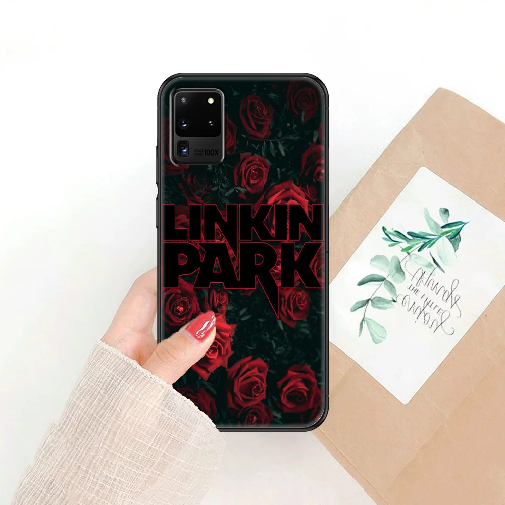 

linkin Rock park band Phone case For Samsung Galaxy Note 4 8 9 10 20 S8 S9 S10 S10E S20 Plus UITRA Ultra black art prime soft