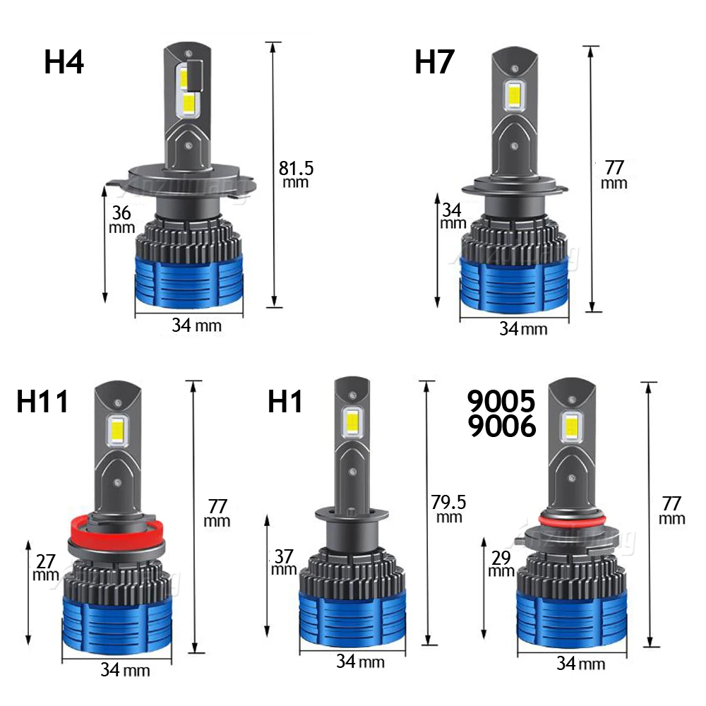 Chotacabras K4C 6000K H4 H7 Canbus led 12V Extremely Bright H1 H11 Light Bulbs H13 9006 9007 Fog Light Lamp For Car 80W 25000LM
Chotacabras K4C 6000K H4 H7 Canbus led 12V Extremely Bright H1 H11 Light Bulbs H13 9006 9007 Fog Light Lamp For Car 80W 25000LM