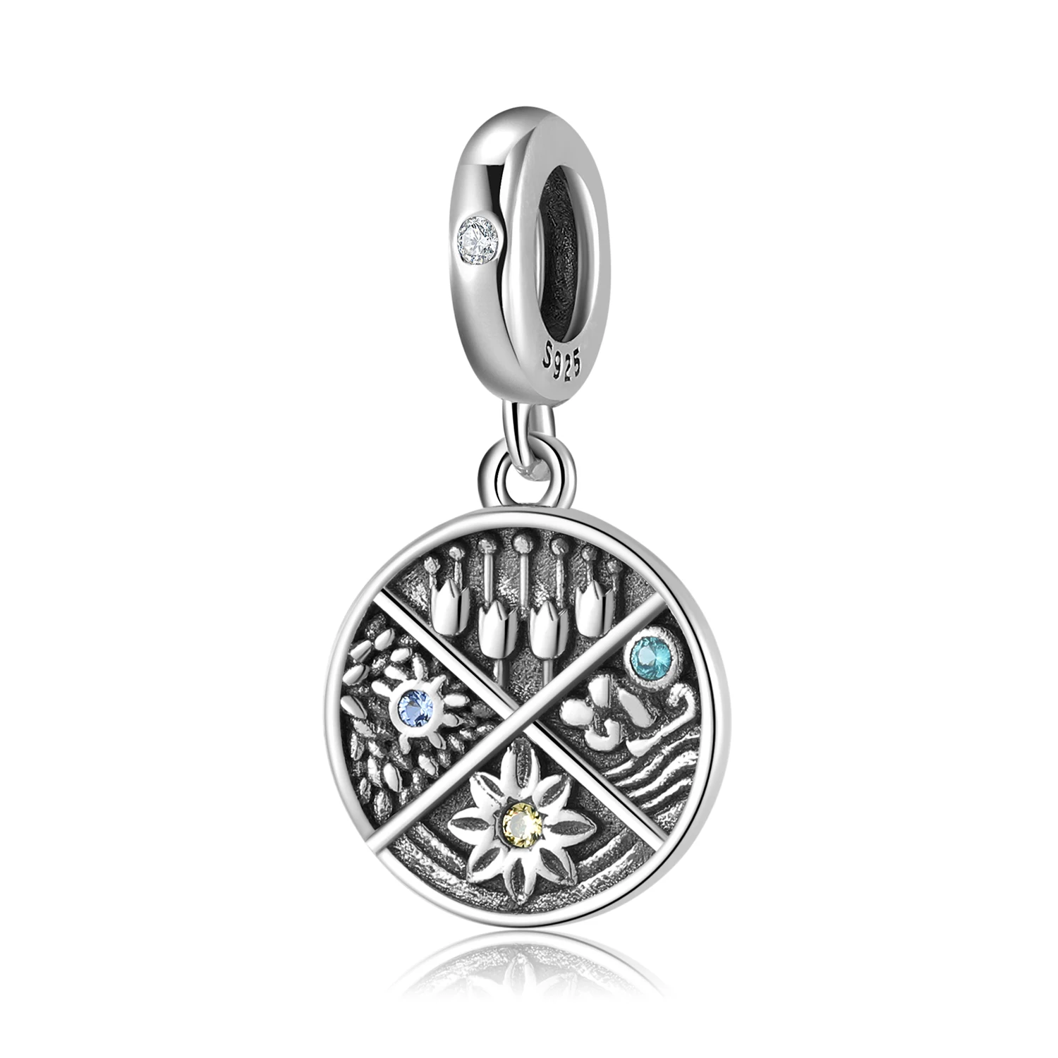 Wheat Growth Map Round 925 Sterling Silver Pendant Charms Inlaid Zircon Fit Original Pandora Charms Bracelet DIY Beads Jewelry
Wheat Growth Map Round 925 Sterling Silver Pendant Charms Inlaid Zircon Fit Original Pandora Charms Bracelet DIY Beads Jewelry