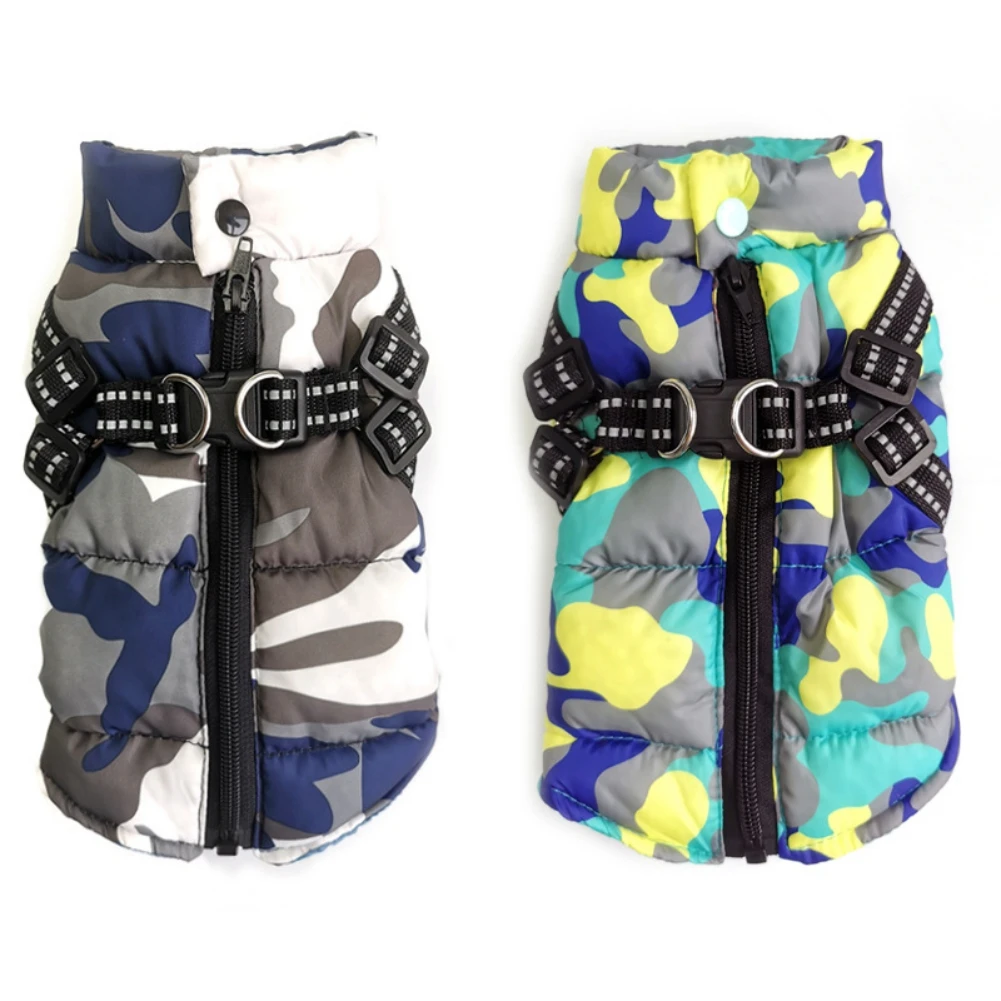 Pet Dog Clothes with Harness Winter Dog Sweater Coat Thicken Pet Clothing For Chihuahua Dogs Costume Hoodies Clothes Jacket
Pet Dog Clothes with Harness Winter Dog Sweater Coat Thicken Pet Clothing For Chihuahua Dogs Costume Hoodies Clothes Jacket