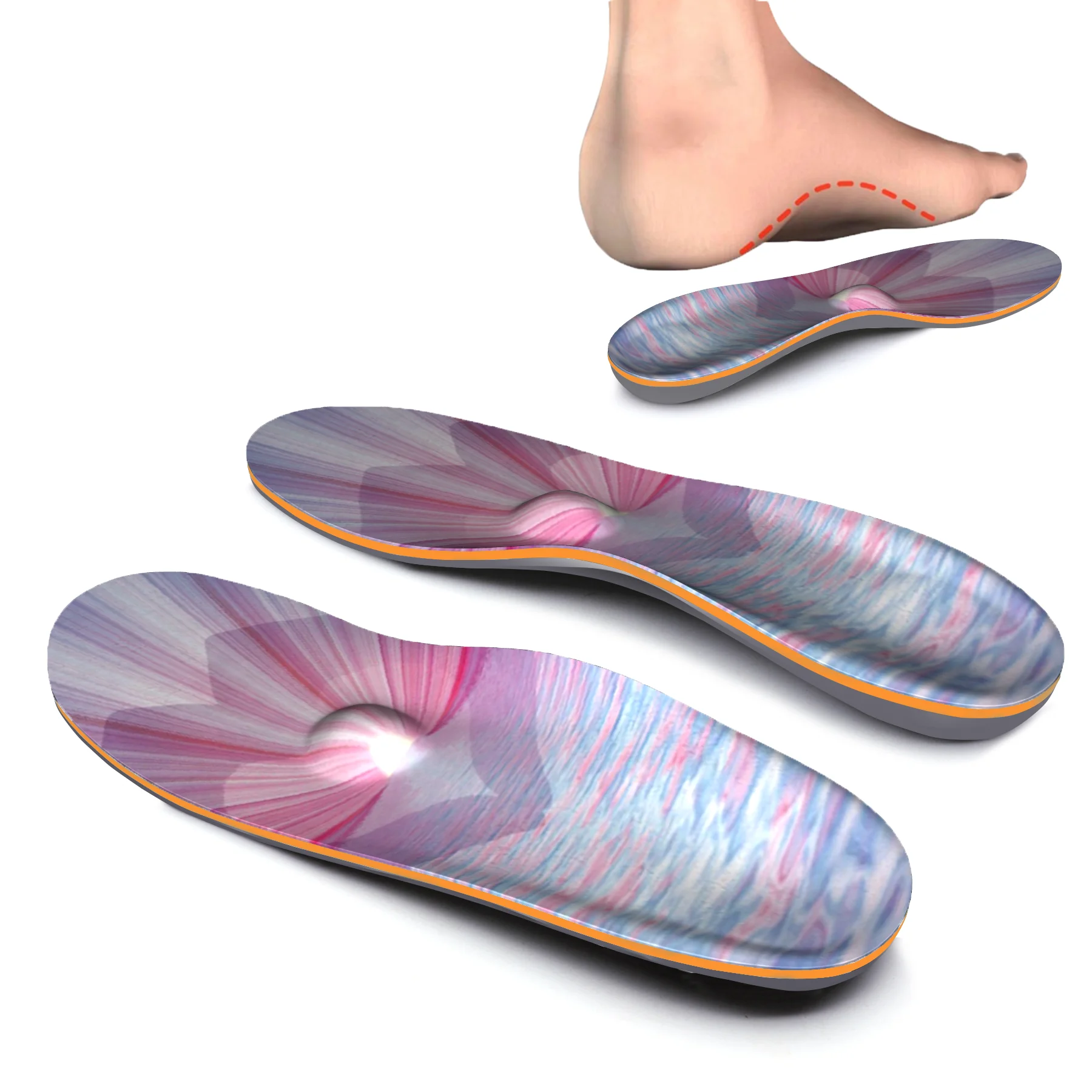 Pink Love Style High Arch Support Orthotic Insole Memory Foam Ease Foot Pressure Orthopedic Insoles for Men and Women
Pink Love Style High Arch Support Orthotic Insole Memory Foam Ease Foot Pressure Orthopedic Insoles for Men and Women