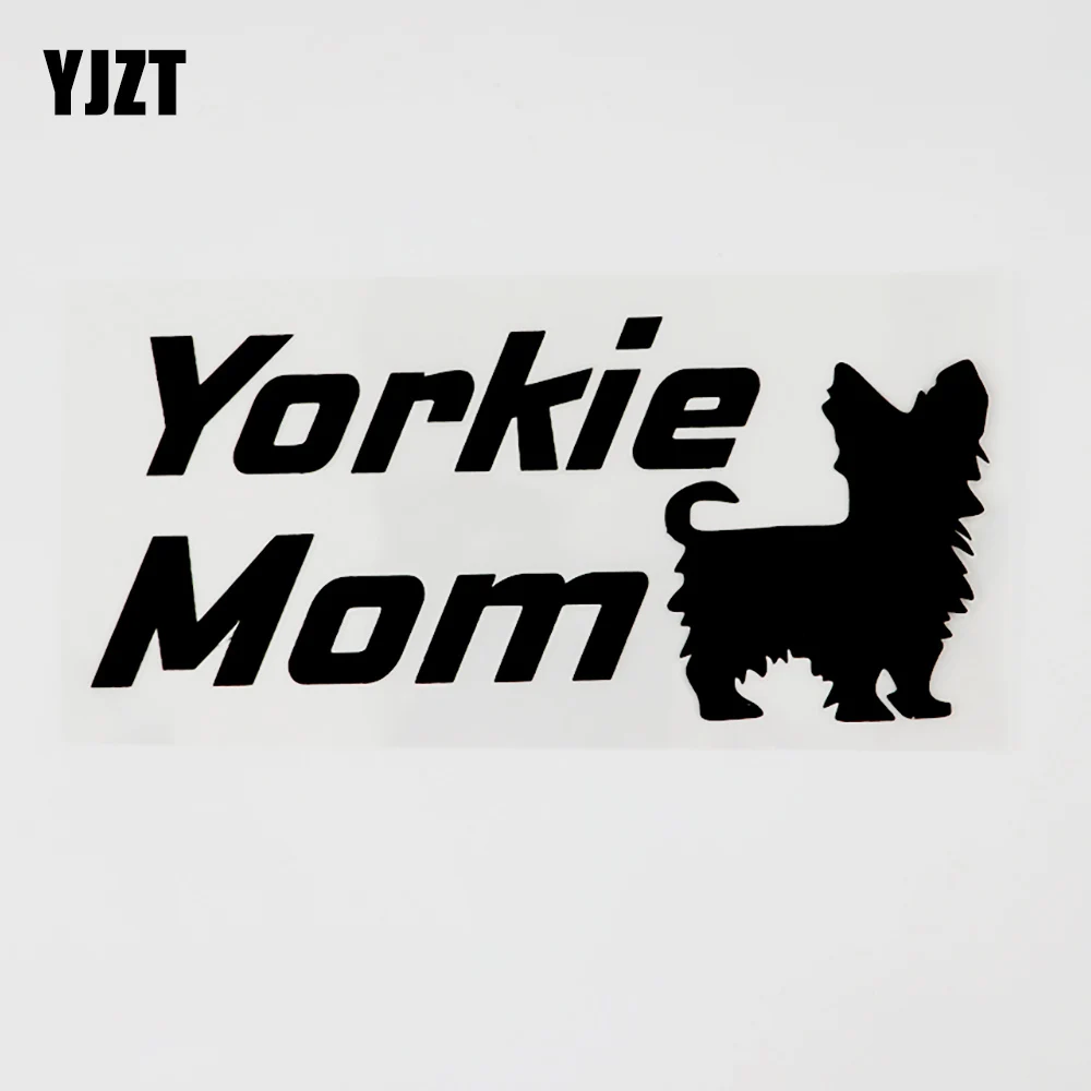 YJZT 16.5CM×7.5CM Animal Yorkie Mom Vinyl Car Sticker Decal Black/Silver Car-styling 13F-0027
YJZT 16.5CM×7.5CM Animal Yorkie Mom Vinyl Car Sticker Decal Black/Silver Car-styling 13F-0027