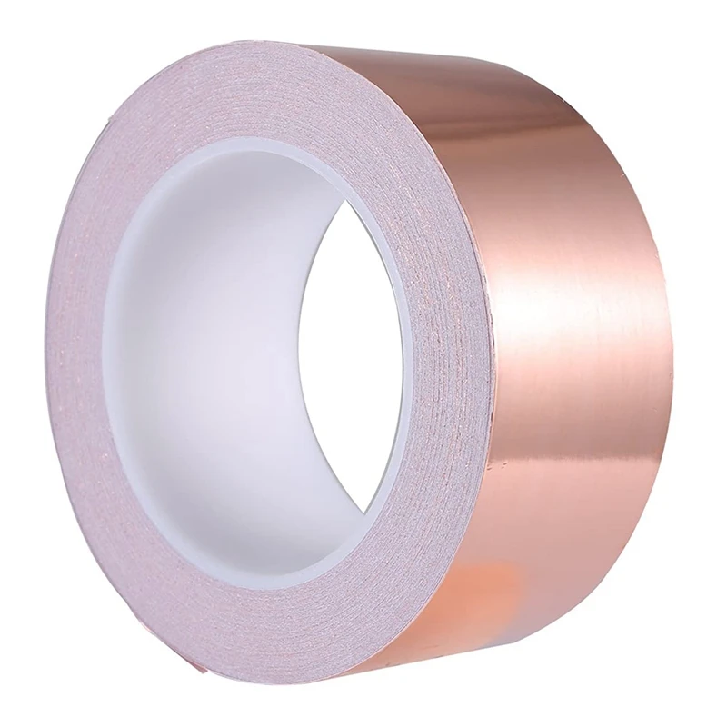 HLZS-Copper Foil Tape 30mm x 50M for EMI Shielding Conductive Adhesive for Electrical Repairs,Snail Barrier Tape Guitar
HLZS-Copper Foil Tape 30mm x 50M for EMI Shielding Conductive Adhesive for Electrical Repairs,Snail Barrier Tape Guitar