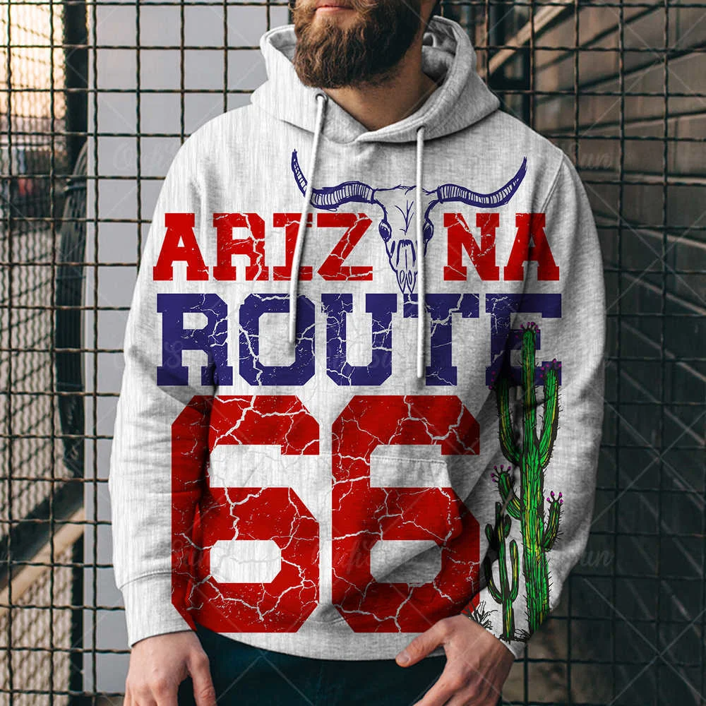 Summer New Trend Sweater Us Highway 66 3d Digital Printed Men's Street Fashion Hoodie
Summer New Trend Sweater Us Highway 66 3d Digital Printed Men's Street Fashion Hoodie