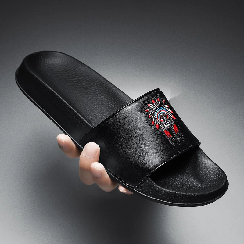 Men's Slippers High Quality New 2021 Fashion Men Take A Shower Shoes Sandy Beach Flip Flop Slippers Wear-resistant Soft
Men's Slippers High Quality New 2021 Fashion Men Take A Shower Shoes Sandy Beach Flip Flop Slippers Wear-resistant Soft