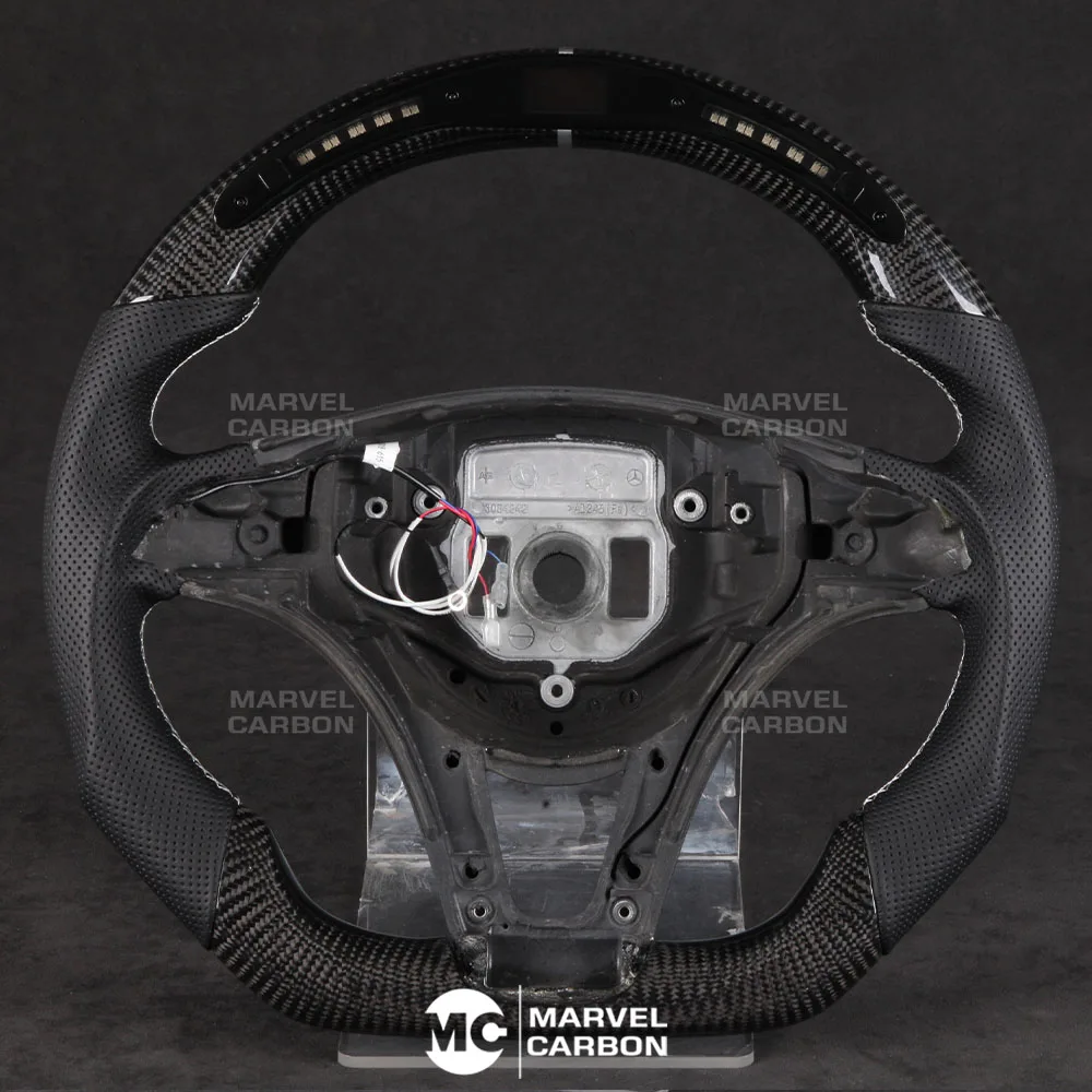 LED Performance Steering Wheel Display Compatible for Benz + 100% Real Carbon Fiber
LED Performance Steering Wheel Display Compatible for Benz + 100% Real Carbon Fiber