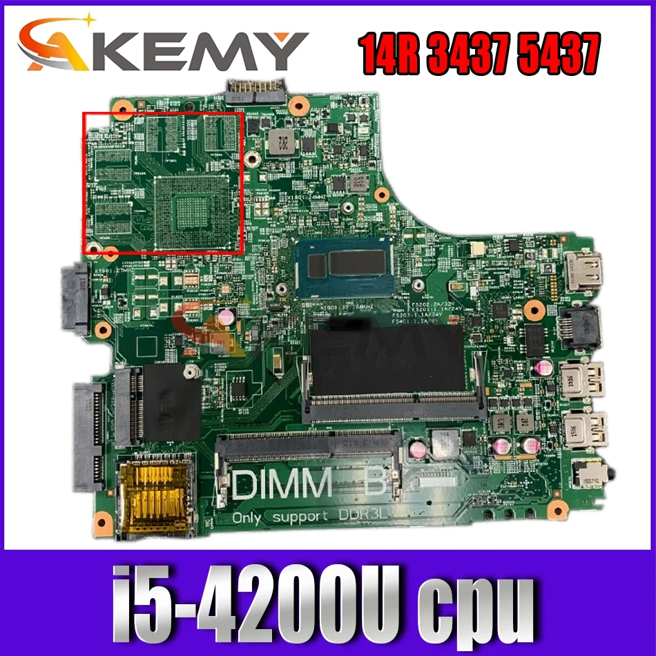 Akemy 0YGRK4 YGRK4 для Dell Inspiron 14R 3437 5437 Материнская плата ноутбука 12307-2 i5-4200U тестирование
Akemy 0YGRK4 YGRK4 для Dell Inspiron 14R 3437 5437 Материнская плата ноутбука 12307-2 i5-4200U тестирование