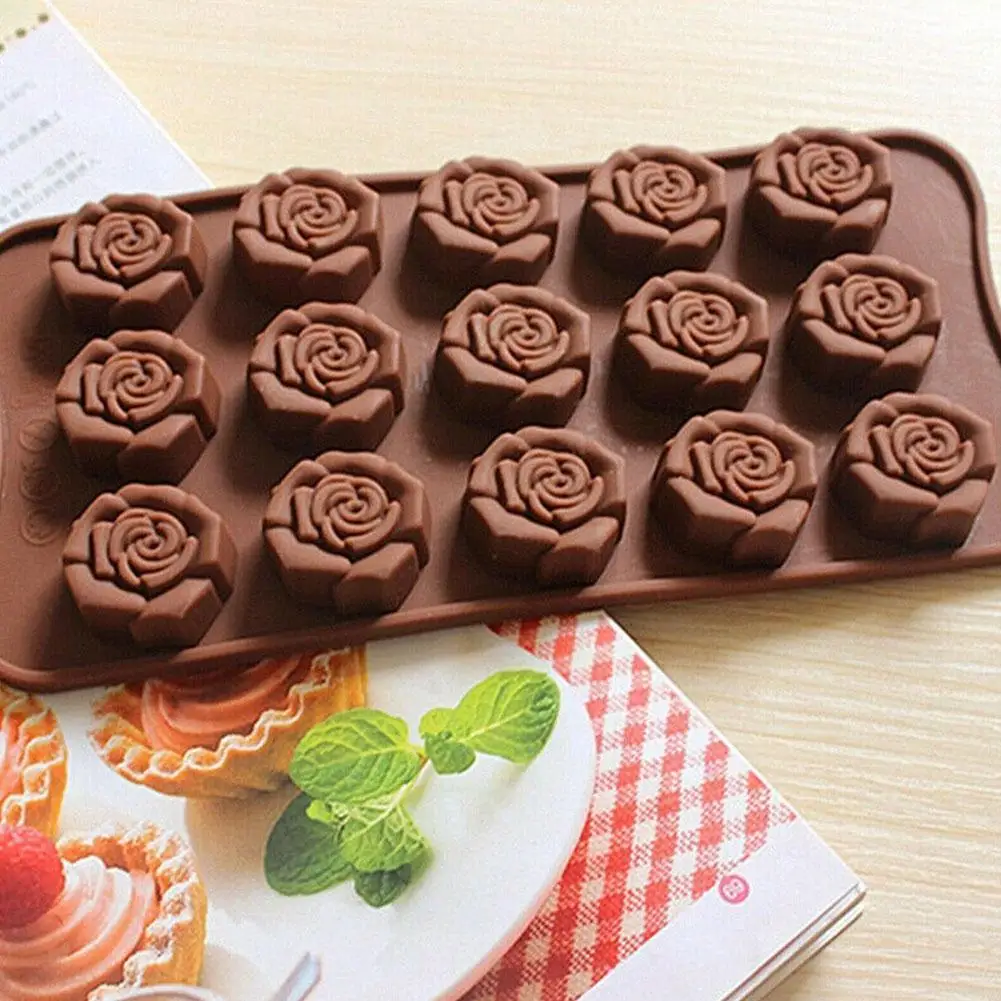 Flower Rose Silicone Mould Cake Decorating Chocolate Wax Melts Mold Baking Ice V2T6
Flower Rose Silicone Mould Cake Decorating Chocolate Wax Melts Mold Baking Ice V2T6