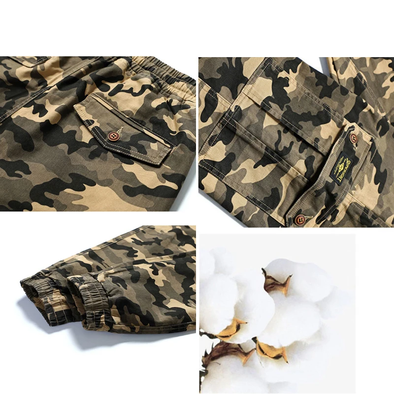 Men Military Pants Tactical High Quality Khaki Casual Joggers Camouflage Cargo Pants Multi-Pocket Elastic Black Army Trousers
Men Military Pants Tactical High Quality Khaki Casual Joggers Camouflage Cargo Pants Multi-Pocket Elastic Black Army Trousers