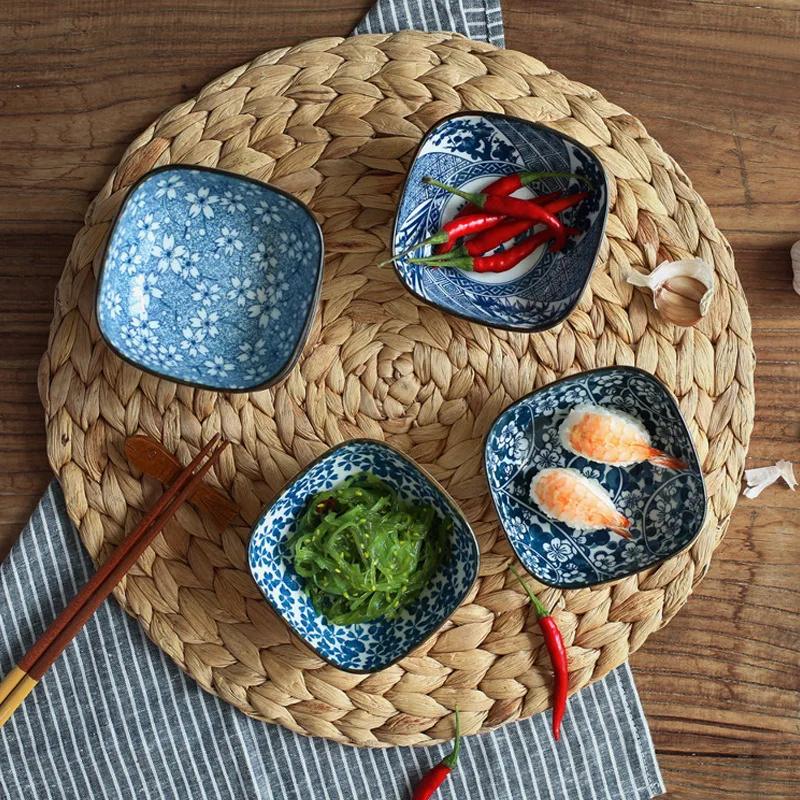 Japanese-style Small Sushi Dishes Household Ceramic Snacks Appetizer Dishes Dessert Dishes Square Shape Small Bowl Dish
Japanese-style Small Sushi Dishes Household Ceramic Snacks Appetizer Dishes Dessert Dishes Square Shape Small Bowl Dish