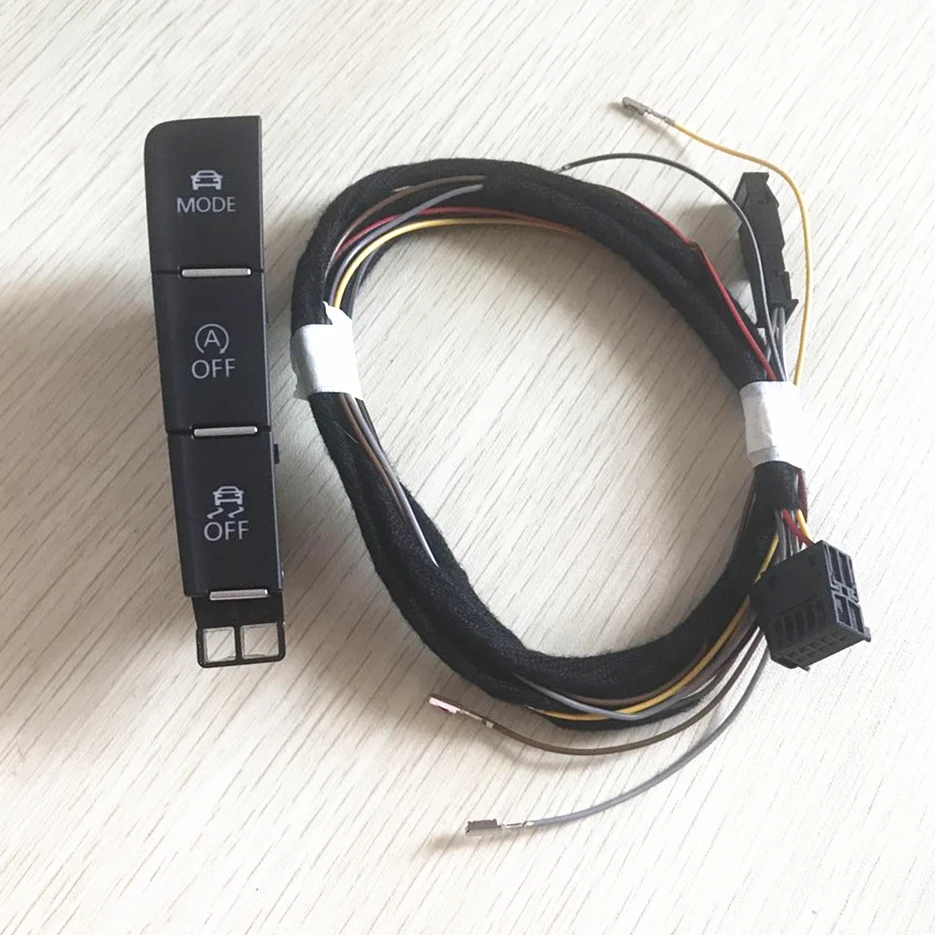 READXT For Golf 7 MK7 Car Mode Driving Pattern Switch ESP OFF Automatic Start & Stop Switch Button With Cable Harness Plug
READXT For Golf 7 MK7 Car Mode Driving Pattern Switch ESP OFF Automatic Start & Stop Switch Button With Cable Harness Plug