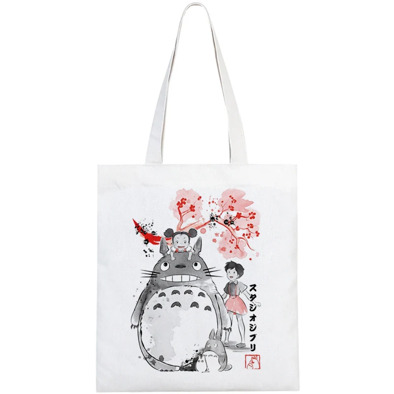 Studio Ghibli Print Shopping Bag Tote Casual Large-capacity Cartoon Women Bag Harajuku Shoulder Bags Handbag Elegant Canvas Bag
Studio Ghibli Print Shopping Bag Tote Casual Large-capacity Cartoon Women Bag Harajuku Shoulder Bags Handbag Elegant Canvas Bag