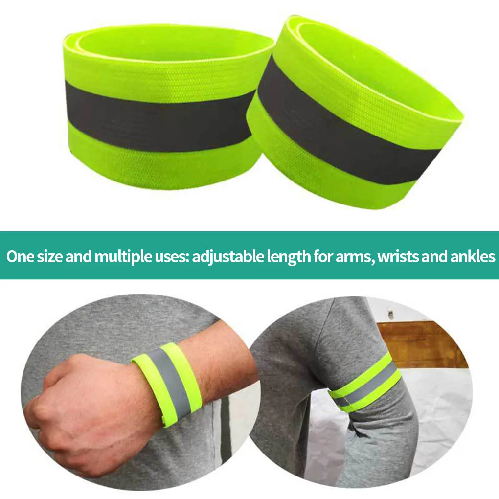 Reflective Bands Elasticated Armband Wristband Ankle Leg Straps Safety Reflector Tape Straps for Night Jogging Walking Biking
Reflective Bands Elasticated Armband Wristband Ankle Leg Straps Safety Reflector Tape Straps for Night Jogging Walking Biking