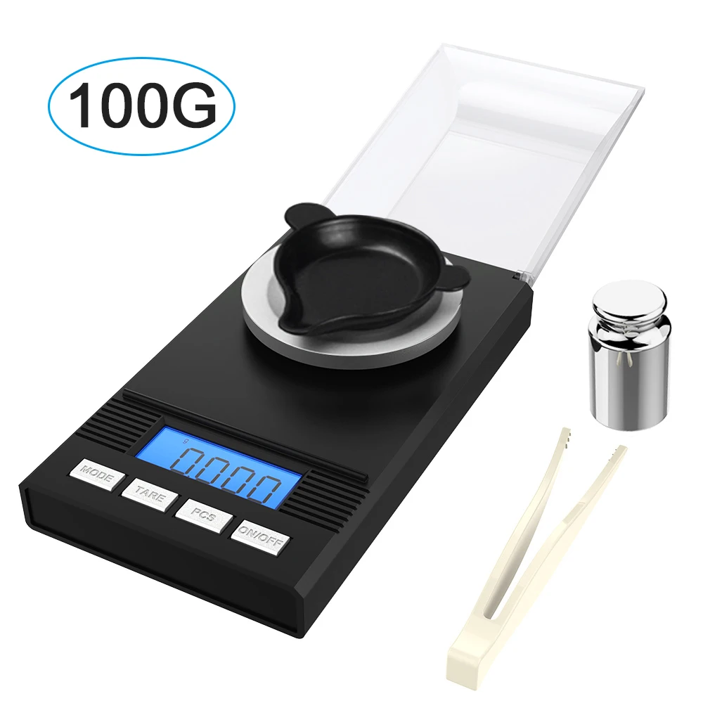 0 001 г точные электронные весы 100 г/50 г/20 цифровые драгоценных камней ювелирные