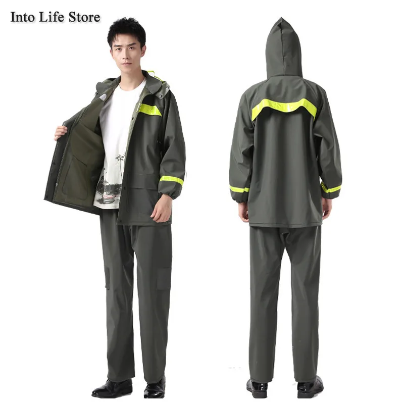 Adult Rain Coat Jacket for Men Raincoat Women Waterproof Rain Pants Set Suit Thickened Motorcycle Rain Poncho Camping Gift Ideas
Adult Rain Coat Jacket for Men Raincoat Women Waterproof Rain Pants Set Suit Thickened Motorcycle Rain Poncho Camping Gift Ideas