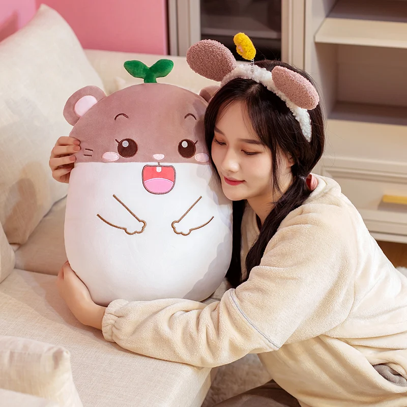 1pc 35/55/75cm Smile Hamster Pillow Down Cotton Plush Toy Soft Stuffed Doll Cushion Cartoon Cute Gift For Child Kids
1pc 35/55/75cm Smile Hamster Pillow Down Cotton Plush Toy Soft Stuffed Doll Cushion Cartoon Cute Gift For Child Kids