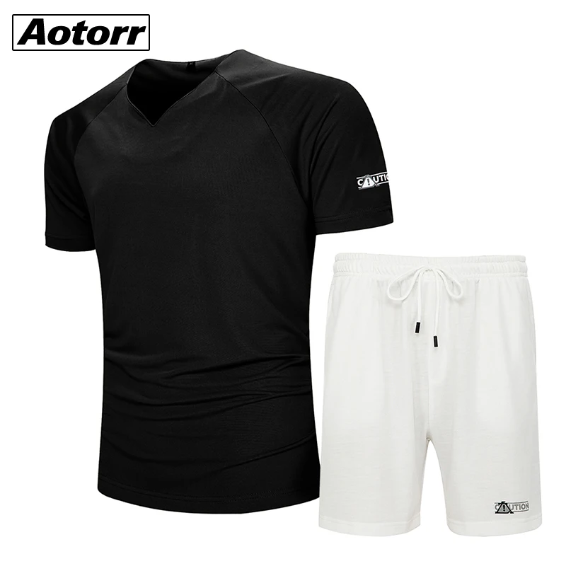 Casual Male Tracksuit Clothing Summer Men Set Fitness Suit Sporting Suits Short Sleeve T Shirt Shorts Quick Drying 2 Piece Set
Casual Male Tracksuit Clothing Summer Men Set Fitness Suit Sporting Suits Short Sleeve T Shirt Shorts Quick Drying 2 Piece Set
