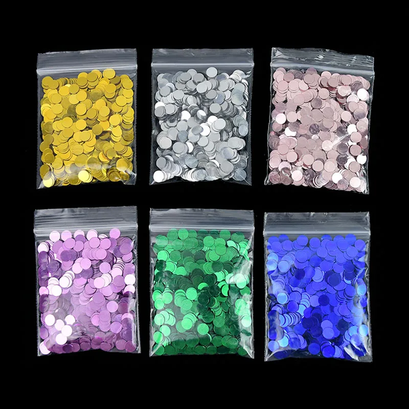 15g/Bag Colorful Round Confetti Gold Silver Green Blue Shine Sparkle Confetti DIY Wedding Birthday Party Decor Nail Accessories
15g/Bag Colorful Round Confetti Gold Silver Green Blue Shine Sparkle Confetti DIY Wedding Birthday Party Decor Nail Accessories